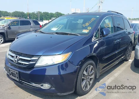 2014 Honda Odyssey Touring/Touring Elite from USA, damaged, VIN 5FNRL5H95EB025628